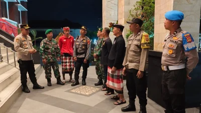 Kabupaten Gianyar Tetap Aman: Aparat Gabungan Siap Tempur 24 Jam di Lapangan