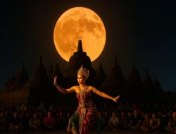 Borobudur Moon 2025: 250 Penari Bali Sulap Candi Borobudur Jadi Panggung Cahaya Purnama